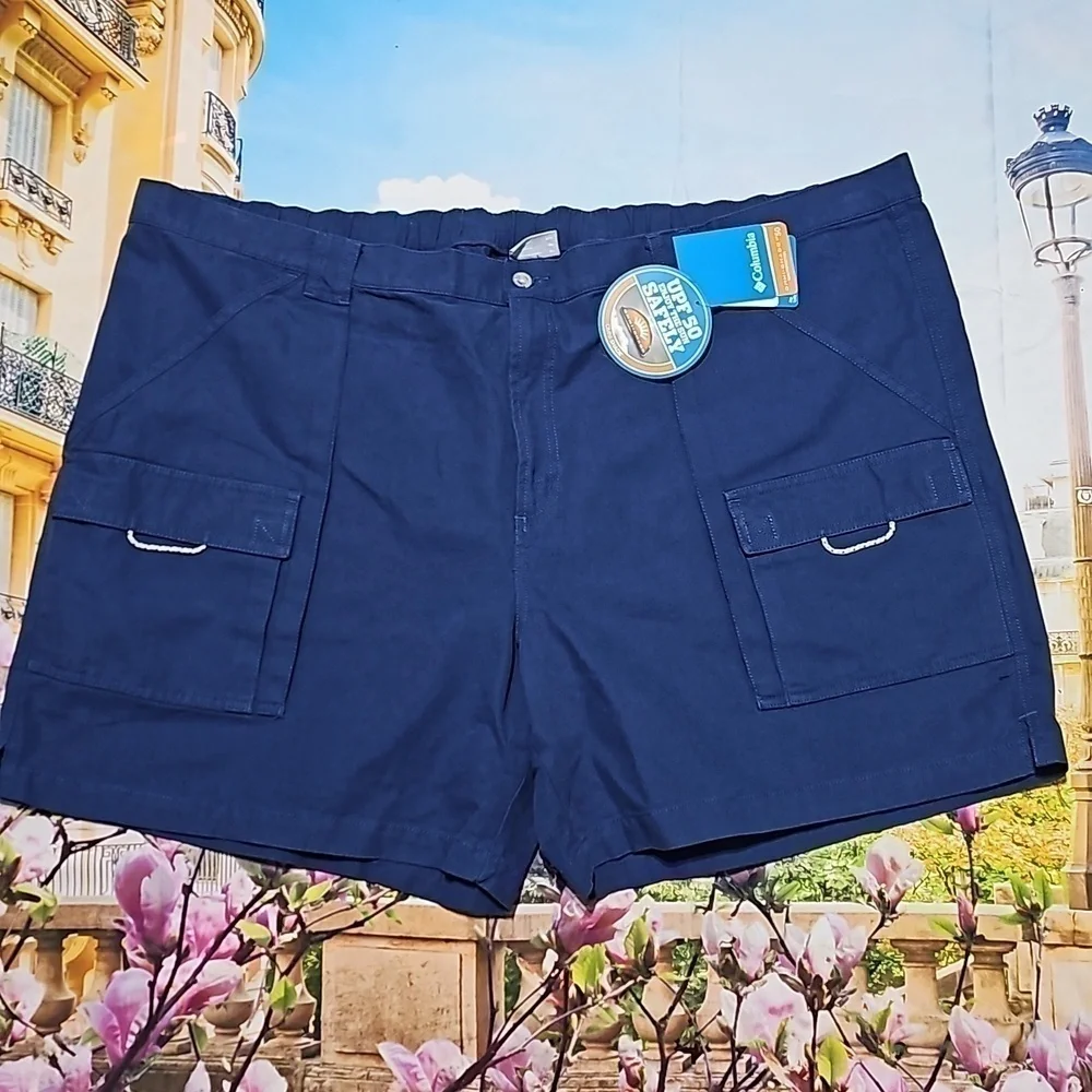 Columbia‎ PFG Cargo Shorts Size 4X New - Picture 2 of 7